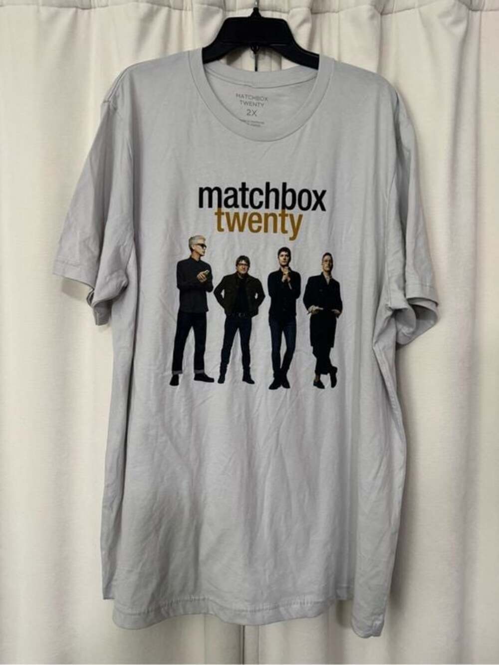 Matchbox 20 Slow Dream Concert Tee Short-Sleeve Light Gray